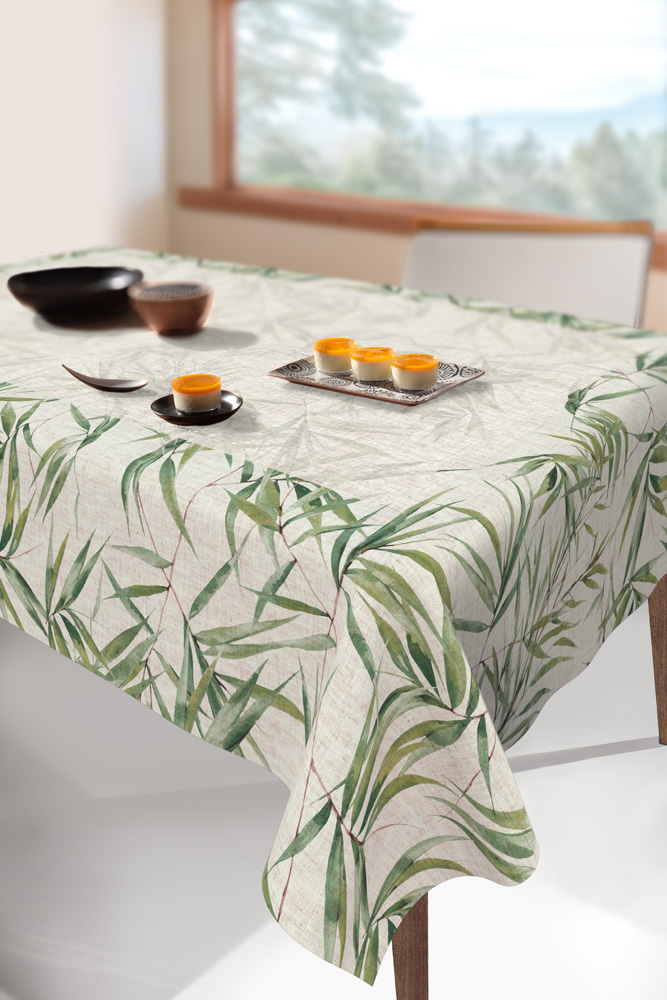 Τραπεζομάντηλο Αλέκιαστο Polyester 1049 Verde 145x145εκ