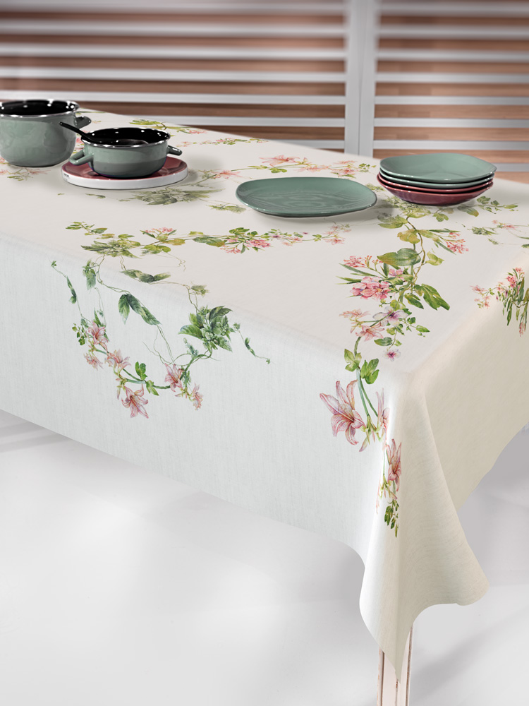 Saint Clair - ΣΗΜΑΝΤΙΚΟ: Σε περίπτωση διαφοράς τιμής από το κατάστημα ισχύει παντα και μόνο η τιμή του καταστήματος Τραπεζομάντηλο Αλέκιαστο Polyester 1043 145x145εκ. Sain