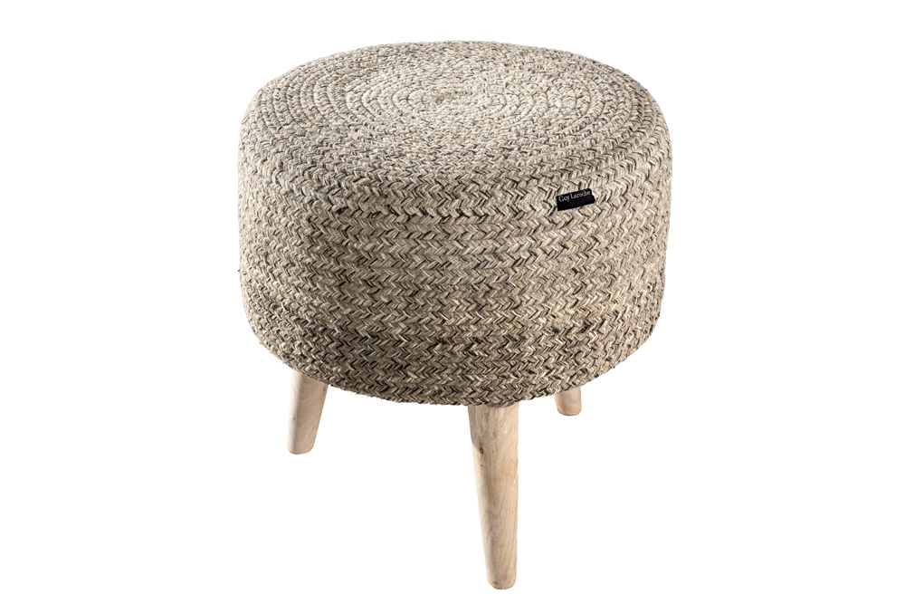 Guy Laroche Σκαμπό Βαμβακερό Stool Shades Wenge 40x40x40εκ. Guy Laroche (Ύφασμα: Βαμβάκι 100%, Χρώμα: Wenge) - Guy Laroche - 5206480656927