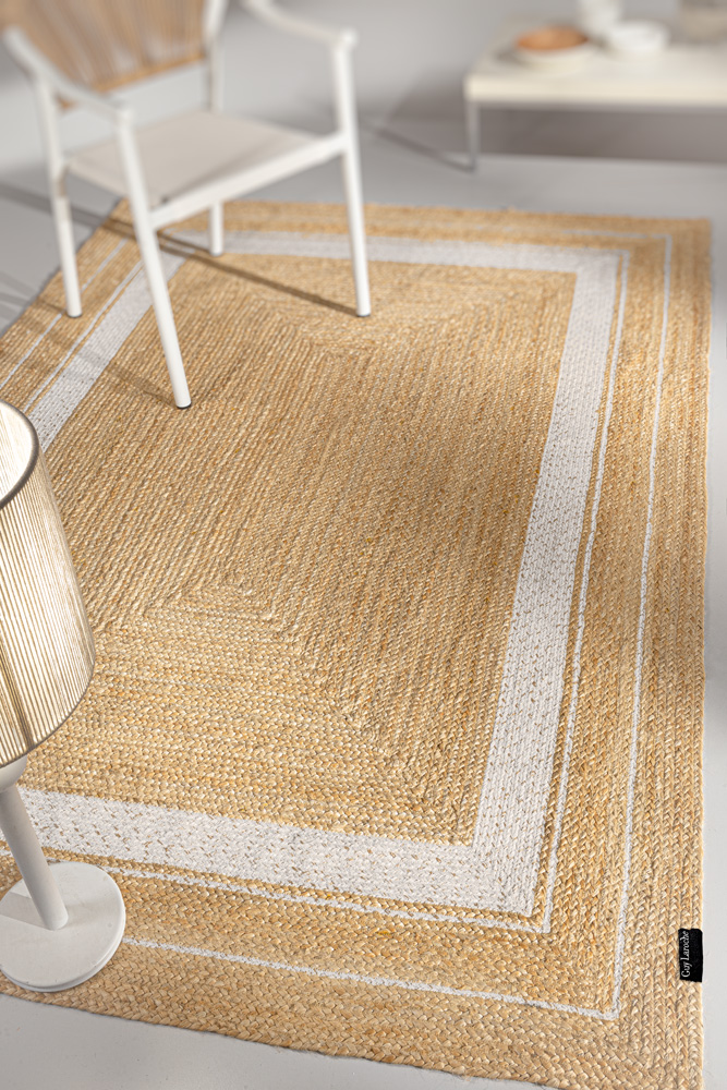 Χαλί Jute Majestic White 160x230εκ. Guy Laroche (Ύφασμα