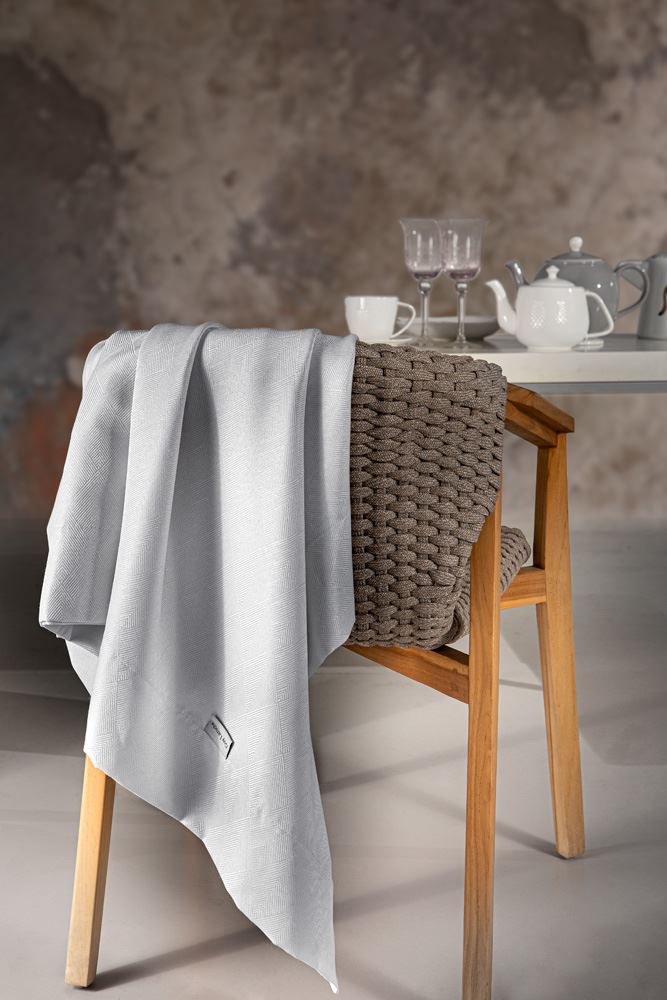 Τραπεζομάντηλο Polyester Jacquard 160x320εκ. Motion Sil