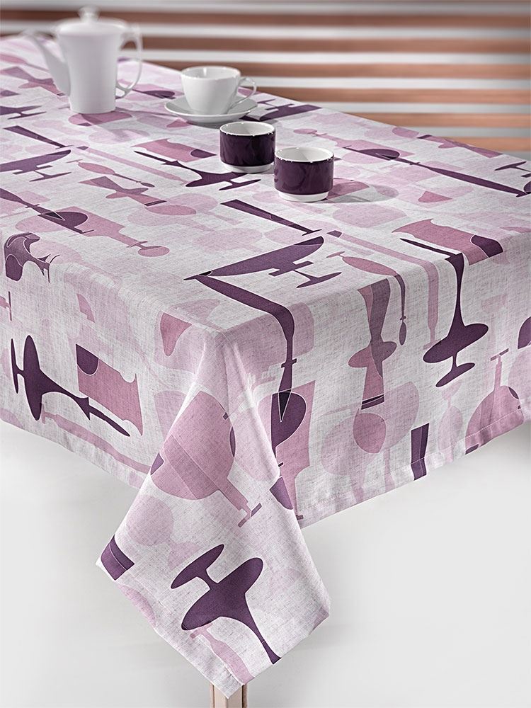 Τραπεζομάντηλο Αλέκιαστο Polyester 1008 Amethyst 145x14