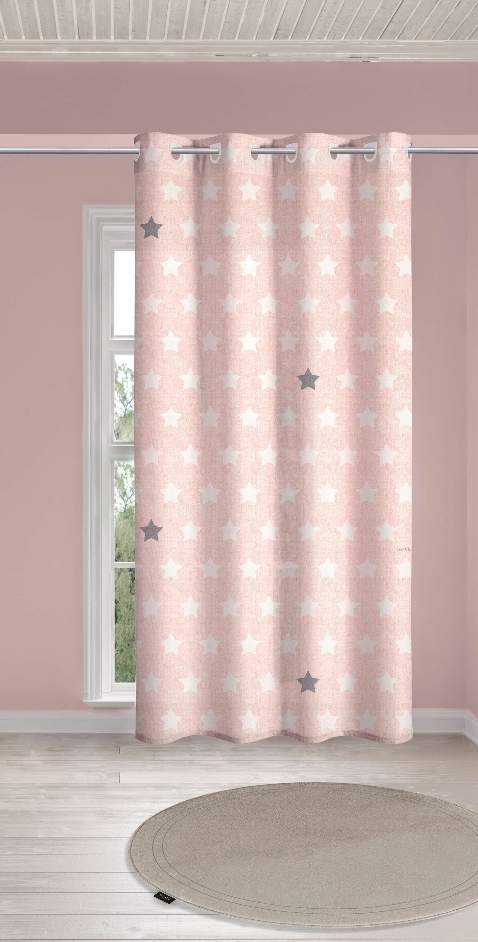 Koυρτίνα Soft-Touch Pirineo Pink με Τρουκς 160x240εκ. S