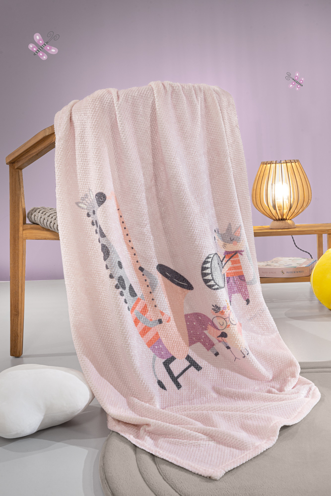 Saint Clair Κουβέρτα Μονή Ultrasoft Jazz Lilac 160x220εκ. Saint Clair (Ύφασμα: Polyester, Χρώμα: Λιλά) - Saint Clair - 5206480635588
