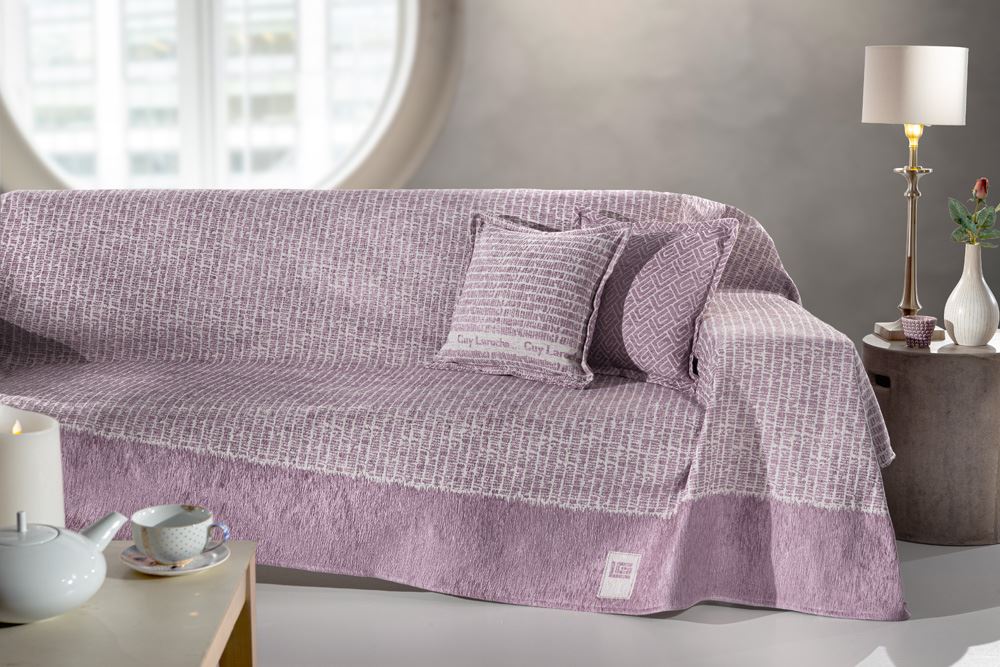 Ριχτάρι Διθέσιος Polycotton Chenille Parfait Lilac 180x250εκ. Guy Laroche (Χρώμα: Λιλά) - Guy Laroche - 5206480626166