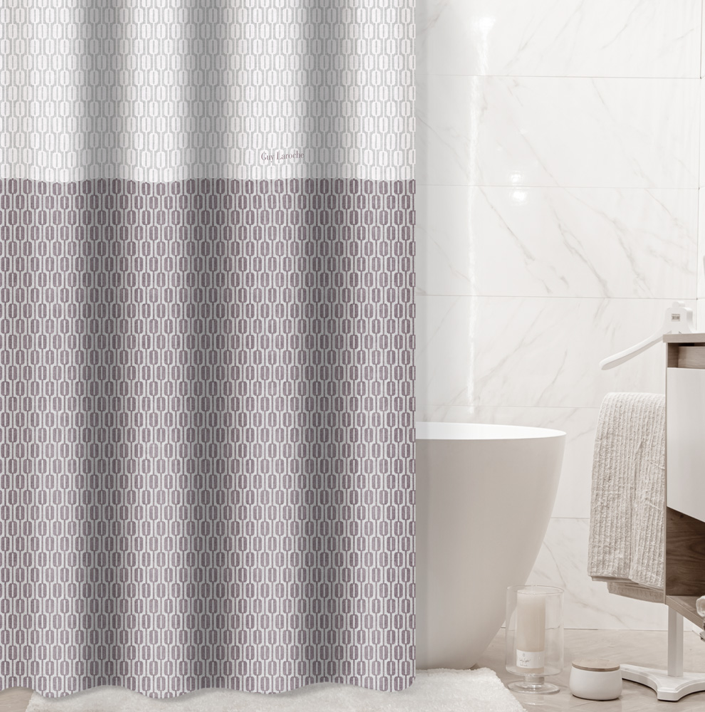 Κουρτίνα Μπάνιου Αδιάβροχη Polyester Galleon Amethyst 1
