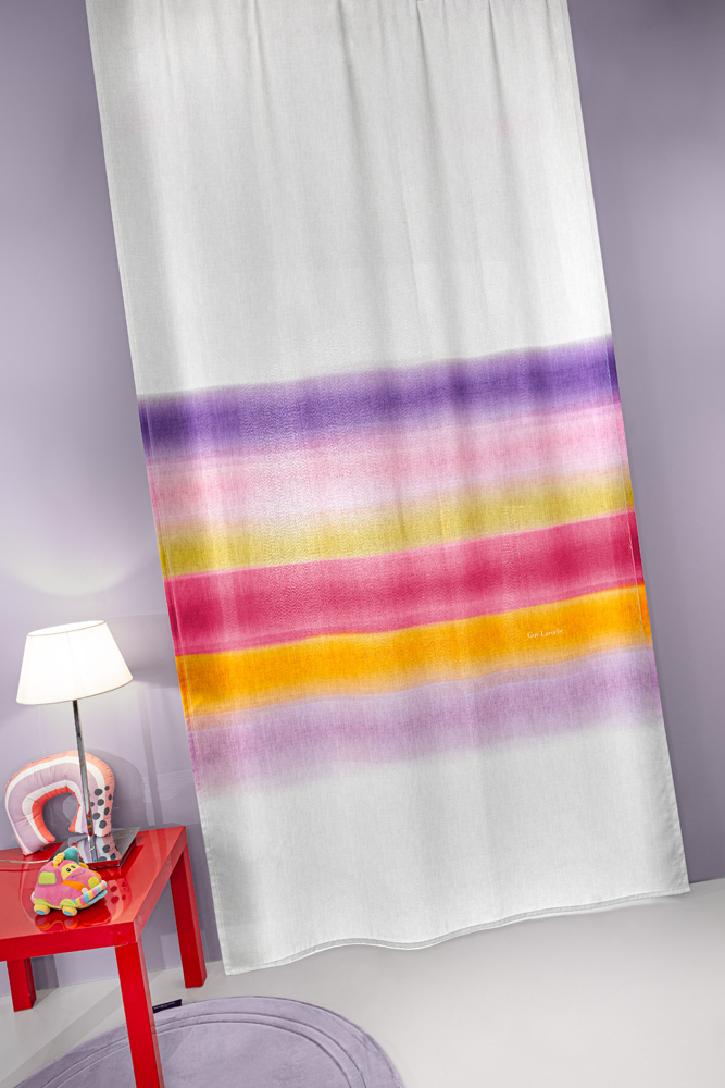 Guy Laroche Κουρτίνα Polyester Funny Pinky 145x270εκ. Guy Laroche (Ύφασμα: Polyester, Χρώμα: Ροζ) - Guy Laroche - 5206480665059