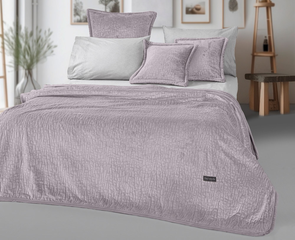 Κουβέρτα Ημίδιπλη Με Διακοσμητική Μαξιλαροθήκη 2 Όψεων 