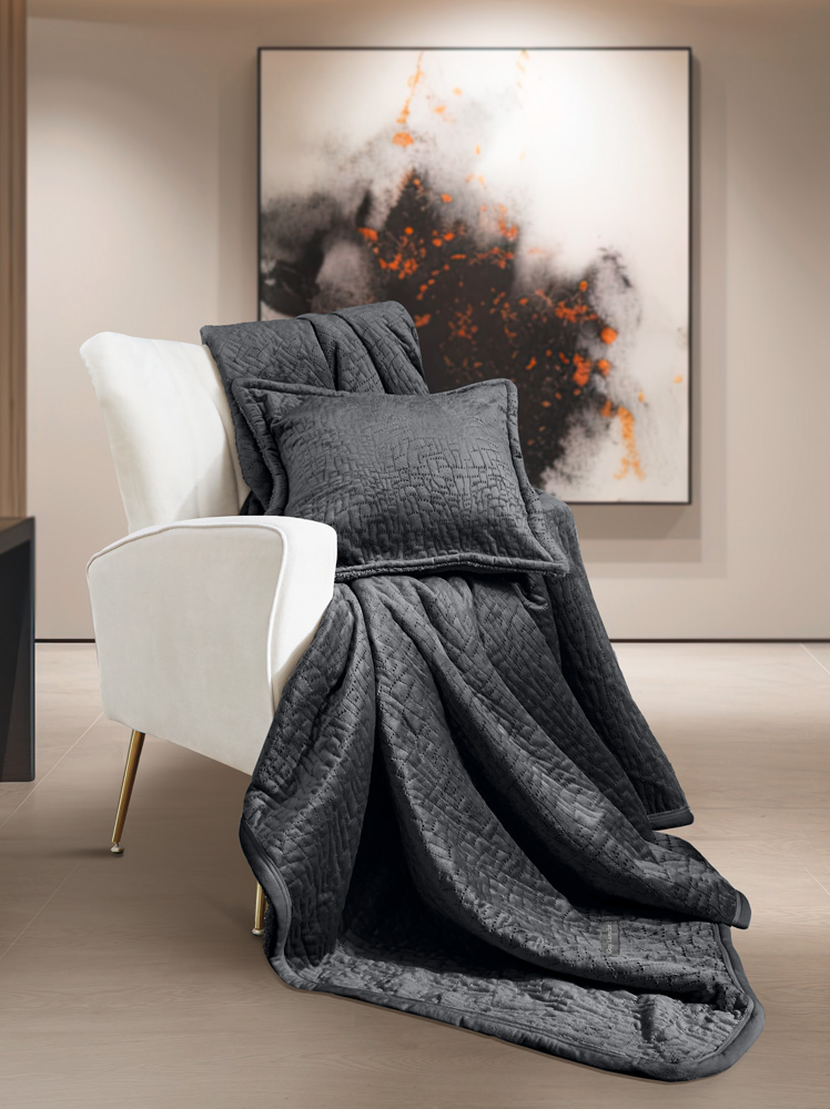 Ριχτάρι Πολυθρόνας Με Διακοσμητική Μαξιλαροθήκη 2 Όψεων