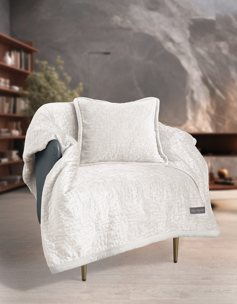 Ριχτάρι Πολυθρόνας Με Διακοσμητική Μαξιλαροθήκη 2 Όψεων