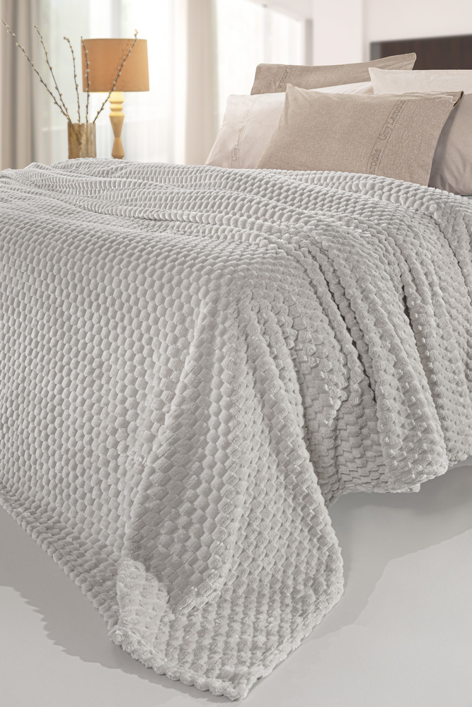 Guy Laroche Σετ 2τμχ Κουβέρτα Μονή Velour Fleece 160x240εκ. Με Διακοσμητική Μαξιλαροθήκη Smoothie Elephant Guy Laroche (Ύφασμα: Velour, Χρώμα: Γκρι, Μέγεθος: Μονά) - Guy Laroche - 5206480670411