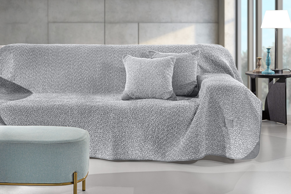 Ριχτάρι Τετραθέσιος 170x350εκ. Ζακάρ Polyester Lama Sil