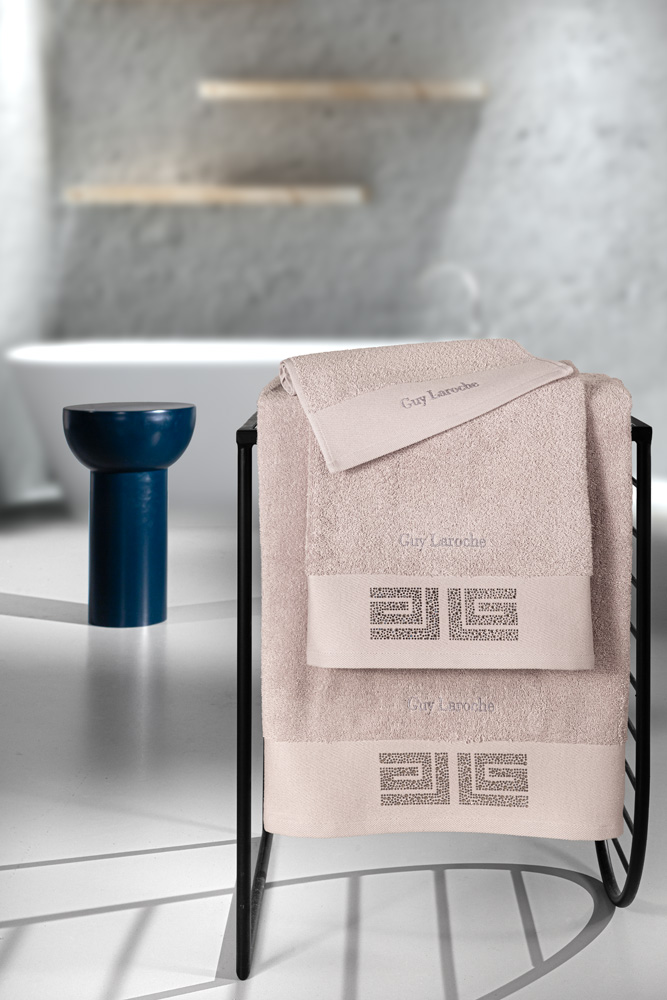 Guy Laroche - ΣΗΜΑΝΤΙΚΟ: Σε περίπτωση διαφοράς τιμής από το κατάστημα ισχύει παντα και μόνο η τιμή του καταστήματος Σετ 3τμχ Πετσέτες Βαμβακερές Marlen Old Pink Guy Laroch