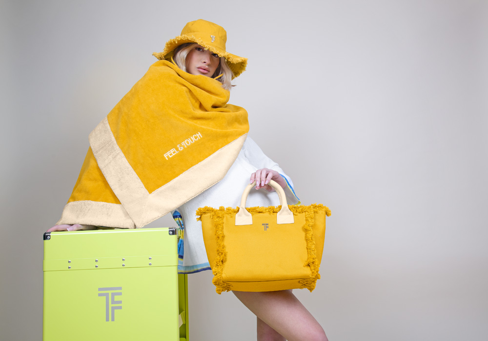 Πετσέτα Θαλάσσης Βαμβακερή 80x170εκ. Feel & Touch Carib