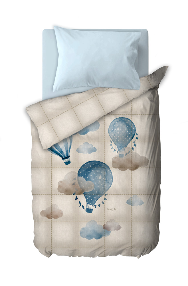 Πάπλωμα Microfiber Μονό Παιδικό 160x220εκ. Air Ballon S