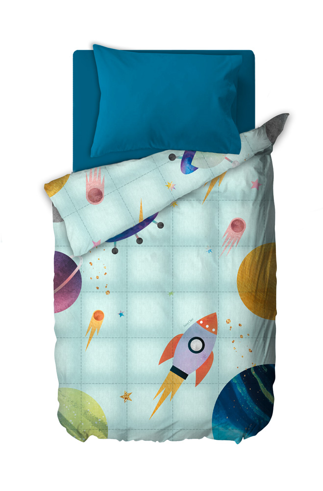 Πάπλωμα Microfiber Μονό Παιδικό 160x220εκ. Comet Saint Clair (Ύφασμα: Microfiber) - Saint Clair - 5206480676833