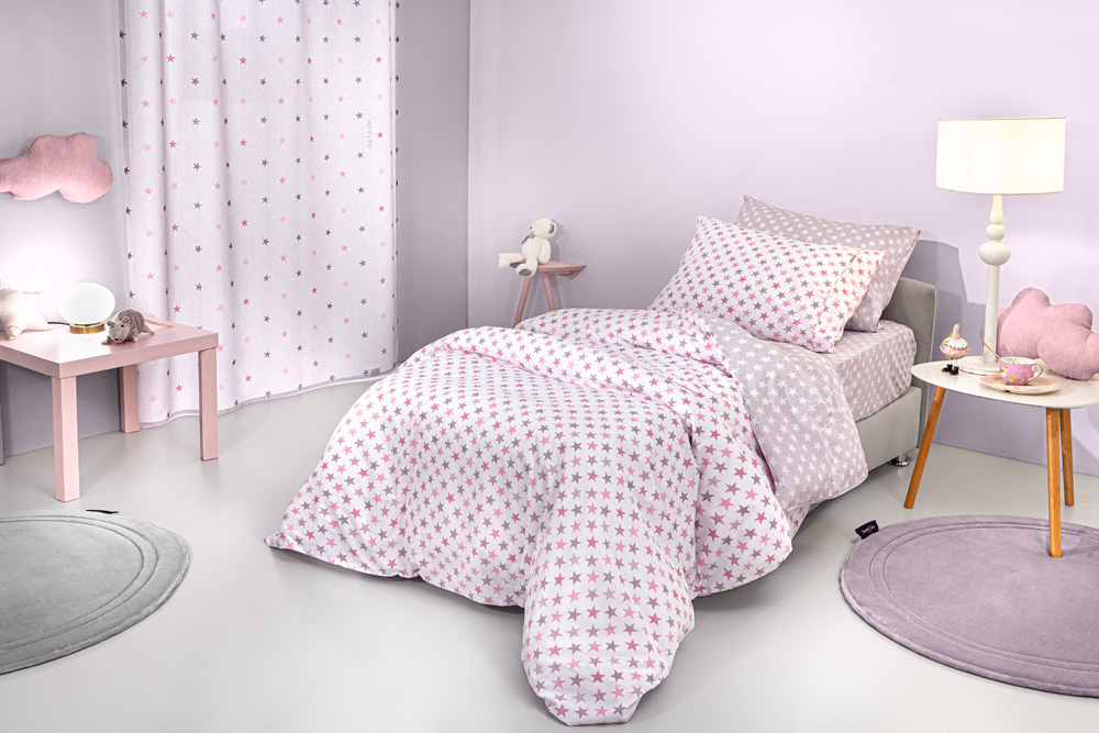 Διακόσμηση παιδικού δωματίου 24home - ΣΗΜΑΝΤΙΚΟ: Σε περίπτωση διαφοράς τιμής από το κατάστημα ισχύει παντα και μόνο η τιμή του καταστήματος Σετ Παιδική Παπλωματοθήκη Microsuede-Βαμβακερή 165x225ε