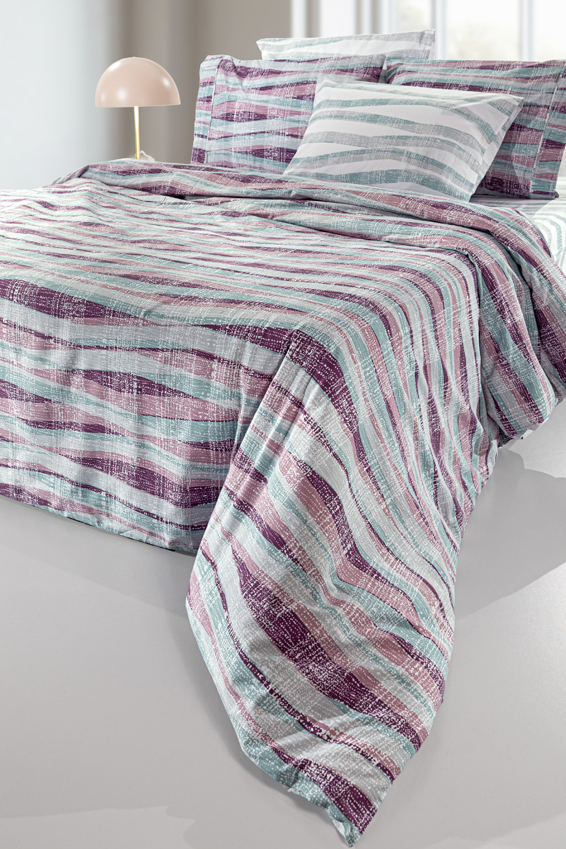 Σετ Σεντόνια Βαμβακερά King Size 270x265εκ. Active Iris