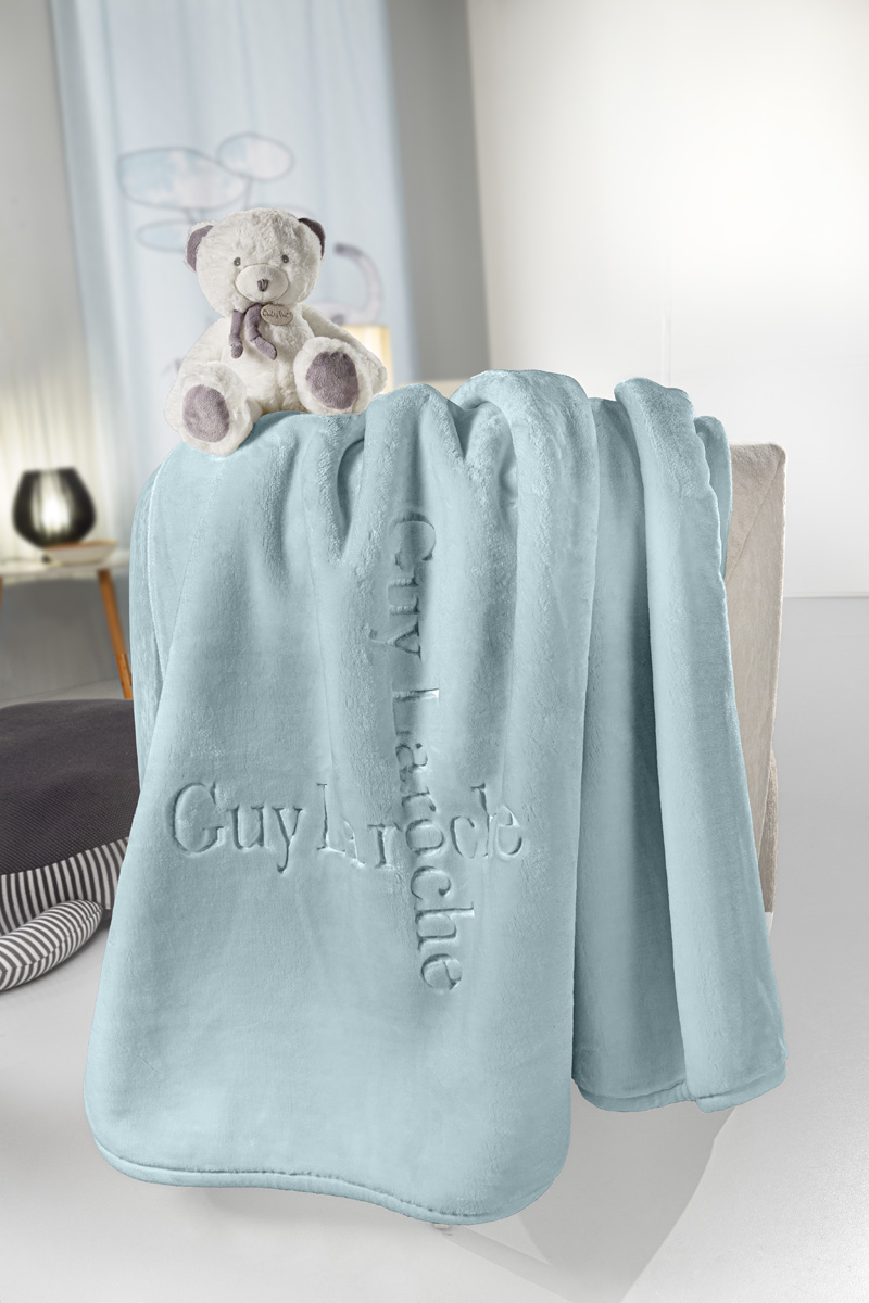 Κουβέρτα Soft Velvet Κούνιας 110x140εκ. Logo Indigo Guy