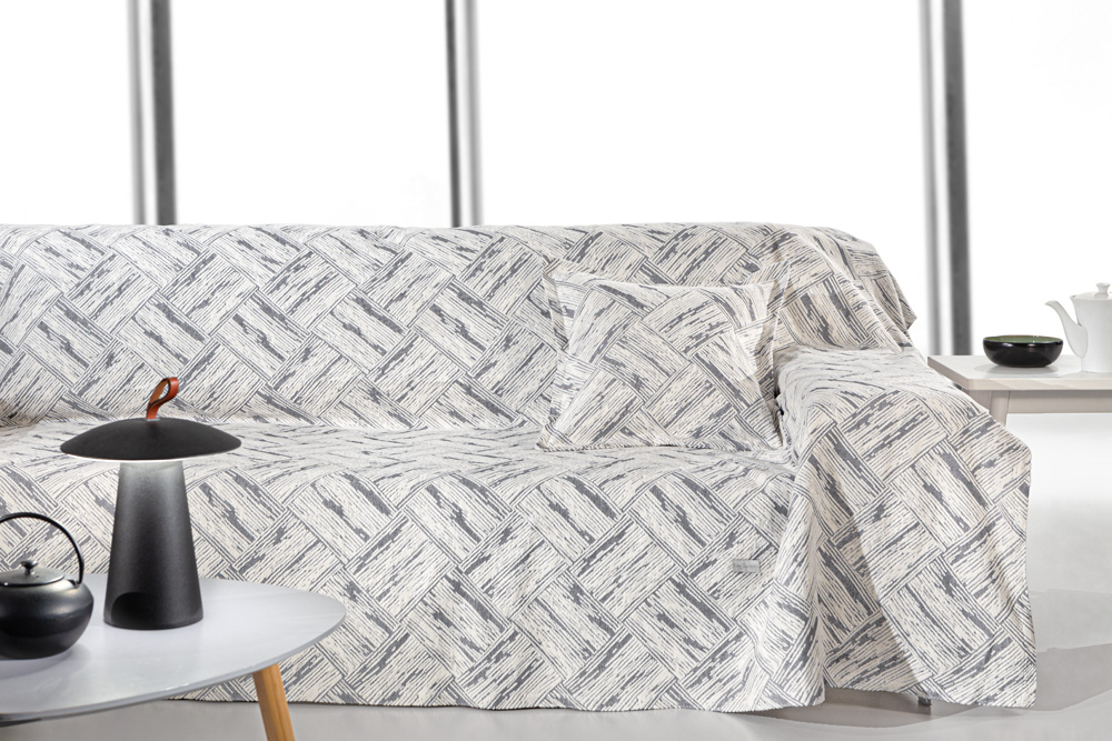 Ριχτάρι Βαμακερό Chenille Πολυθρόνας 180x145εκ. Lucid S