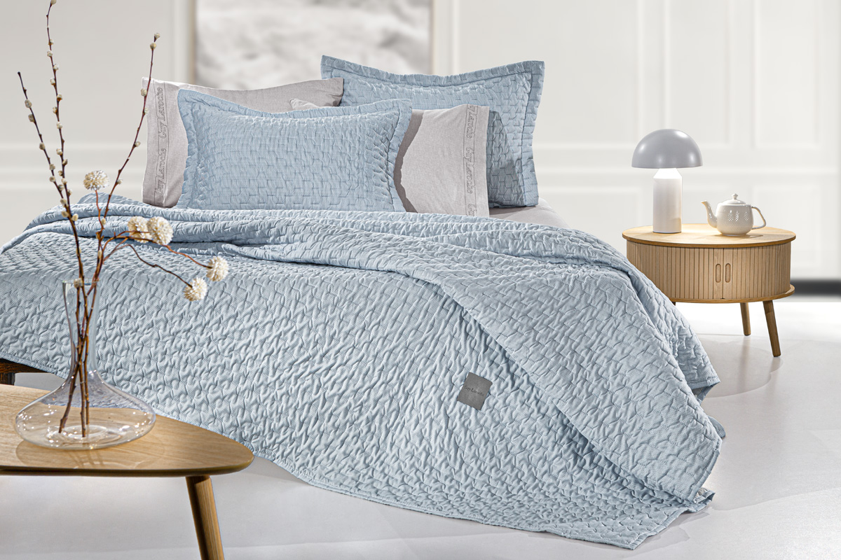 Σετ Κουβερλί Polyester King 250x240εκ. Arden Denim Guy 
