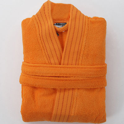 Μπουρνούζι Ενηλίκων Βαμβακερό Με Γιακά Medium Designer Orange Sb home (Ύφασμα: Βαμβάκι 100%, Χρώμα: Πορτοκαλί, Μέγεθος: Medium) - Sb home - 5206864002326